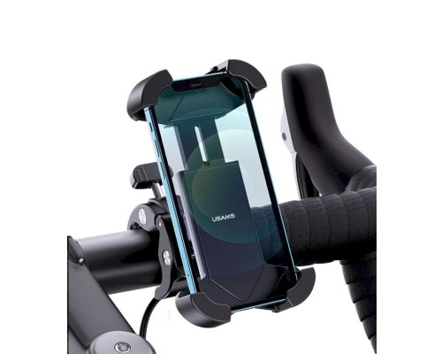 Велотримач для мобільного Usams US-ZJ064 Cycling Shockproof Phone Holder Black (ZJ064ZJ01) Велотримач для мобільного Usams US-ZJ064 Cycling Shockproof Phone Holder Black (ZJ064ZJ01)