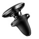 Автотримач для телефона Baseus Magnetic Air Vent Car Mount Holder with cable clip Black (SUGX020001)