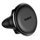 Автотримач для телефона Baseus Magnetic Air Vent Car Mount Holder with cable clip Black (SUGX020001)