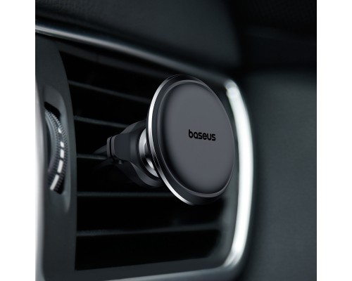 Автотримач для телефона Baseus Magnetic Air Vent Car Mount Holder with cable clip Black (SUGX020001) Автотримач для телефона Baseus Magnetic Air Vent Car Mount Holder with cable clip Black (SUGX020001)