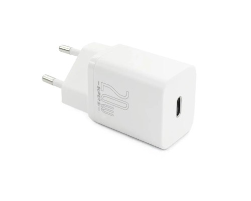 Мережевий зарядний пристрій Baseus Super Si 1C 20W With Simple Wisdom Data Cable Type-C/iP 1m White (TZCCSUP-B02) Мережевий зарядний пристрій Baseus Super Si 1C 20W With Simple Wisdom Data Cable Type-C/iP 1m White (TZCCSUP-B02)