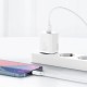 Мережевий зарядний пристрій Baseus Super Si 1C 20W With Simple Wisdom Data Cable Type-C/iP 1m White (TZCCSUP-B02)