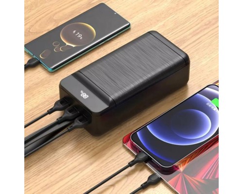 Зовнішній акумулятор XO PR157 PD20W/QC22.5W 40000mAh Black (6920680829262) Зовнішній акумулятор XO PR157 PD20W/QC22.5W 40000mAh Black (6920680829262)