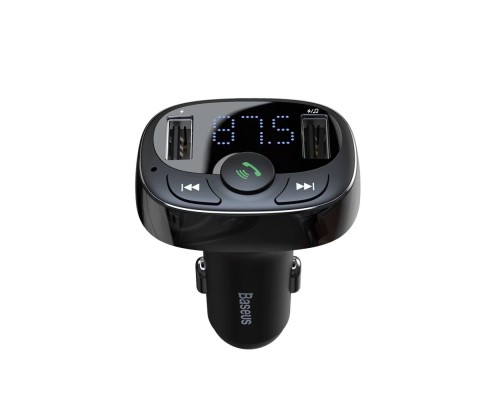 АЗП з FM-модулятор Baseus T Shaped S-09A Car Bluetooth MP3 Player (Standard Edition) Black (CCMT000001) АЗП з FM-модулятор Baseus T Shaped S-09A Car Bluetooth MP3 Player (Standard Edition) Black (CCMT000001)