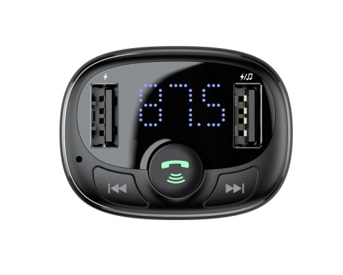 АЗП з FM-модулятор Baseus T Shaped S-09A Car Bluetooth MP3 Player (Standard Edition) Black (CCMT000001) АЗП з FM-модулятор Baseus T Shaped S-09A Car Bluetooth MP3 Player (Standard Edition) Black (CCMT000001)