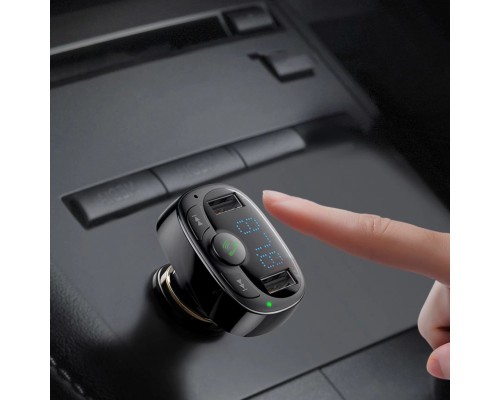 АЗП з FM-модулятор Baseus T Shaped S-09A Car Bluetooth MP3 Player (Standard Edition) Black (CCMT000001) АЗП з FM-модулятор Baseus T Shaped S-09A Car Bluetooth MP3 Player (Standard Edition) Black (CCMT000001)