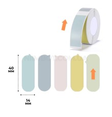 Етикетки NIIMBOT T14*40-160 BUBBLE B Color For D11/D110/D101/H1S(A2A68301401) (A2A68301401)