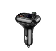 АЗП з FM-модулятором Baseus T Shaped S-13 Car Bluetooth MP3 Player (PPS Fast Charger Edition) Black (CCMT000101) 