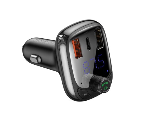 АЗП з FM-модулятором Baseus T Shaped S-13 Car Bluetooth MP3 Player (PPS Fast Charger Edition) Black (CCMT000101) АЗП з FM-модулятором Baseus T Shaped S-13 Car Bluetooth MP3 Player (PPS Fast Charger Edition) Black (CCMT000101)