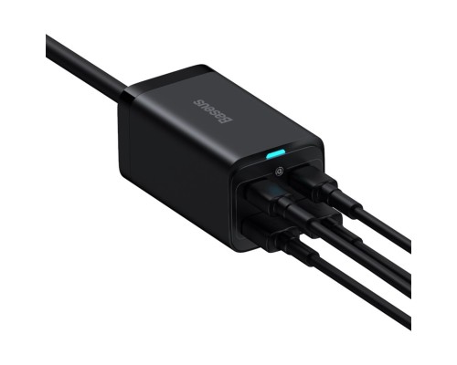 Мережевий зарядний пристрій Baseus GaN3 Pro Desktop Fast Charger 2U+2C 100W EU Black (CCGP000101) Мережевий зарядний пристрій Baseus GaN3 Pro Desktop Fast Charger 2U+2C 100W EU Black (CCGP000101)