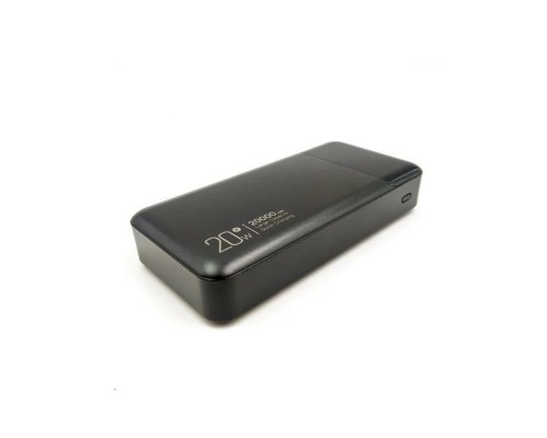 Зовнішній акумулятор XO PR192 20W fast charging (PD20W/QC18W) digital light display 20000mAh Black (6920680834648) 
