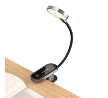 Світильник Baseus Comfort Reading Mini Clip Lamp Dark Gray (DGRAD-0G) 