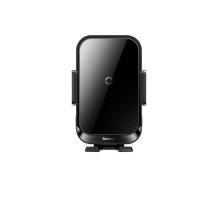 Автотримач для телефона Baseus Halo Electric Wireless Charging Car Mount 15W Black (SUDD000001) 