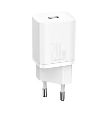 Мережевий зарядний пристрій Baseus Super Si Quick Charger 1C 20W EU White (CCSUP-B02)