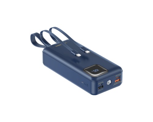 Зовнішній акумулятор REMAX Suji Series PD 20W+QC 22.5W Fast Charging Cabled Power Bank 30000mAh RPP-550 Blue (RPP-550 Blue) Зовнішній акумулятор REMAX Suji Series PD 20W+QC 22.5W Fast Charging Cabled Power Bank 30000mAh RPP-550 Blue (RPP-550 Blue)