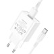 Мережевий зарядний пристрій BOROFONE BA74A Aspirer single port charger set(Type-C) White (BA74ACW)
