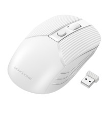 Маніпулятор миша BOROFONE BG5 Business wireless mouse White (6974443383003)