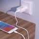 Мережевий зарядний пристрій BOROFONE BA68A Glacier single port charger set(Type-C) White (BA68ACW) 