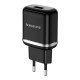 Мережевий зарядний пристрій BOROFONE BA36A High speed single port QC3.0 charger set 18W(Type-C) Black (BA36ACB)
