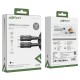 Кабель ACEFAST C4-03 Type-C to Type-C 5A, 100W, 2m, nylon, zinc connectors, Black (AFC4-03B)