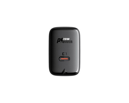 Мережевий зарядний пристрій ACEFAST A1 PD20W single USB-C charger Black (AFA1B) Мережевий зарядний пристрій ACEFAST A1 PD20W single USB-C charger Black (AFA1B)