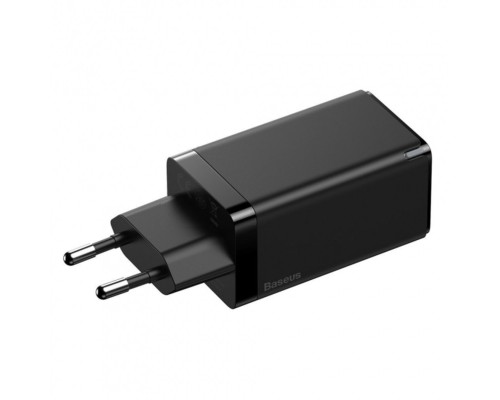 МЗП Baseus GaN3 Pro Fast Charger 2C+U 65W (Cable Type-C to Type-C 100W(20V/5A) 1m) Black (CCGP050101) МЗП Baseus GaN3 Pro Fast Charger 2C+U 65W (Cable Type-C to Type-C 100W(20V/5A) 1m) Black (CCGP050101)