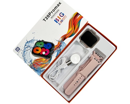 Смарт-годинник BIG T20 Pro Max IP67+GPS Pink (BIGXT20PPink) Смарт-годинник BIG T20 Pro Max IP67+GPS Pink (BIGXT20PPink)