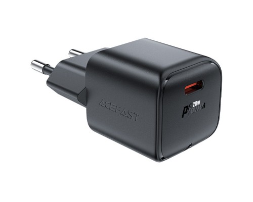 Мережевий зарядний пристрій ACEFAST A73 mini PD20W GaN USB-C charger Black (6974316282648) Мережевий зарядний пристрій ACEFAST A73 mini PD20W GaN USB-C charger Black (6974316282648)