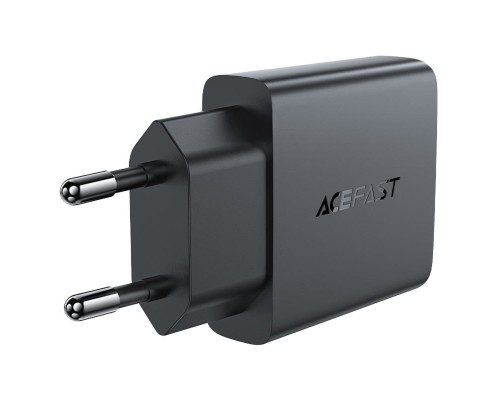 Мережевий зарядний пристрій ACEFAST A69 PD30W GaN (USB-A+USB-C) ultra-thin charger Black (6974316282709) Мережевий зарядний пристрій ACEFAST A69 PD30W GaN (USB-A+USB-C) ultra-thin charger Black (6974316282709)