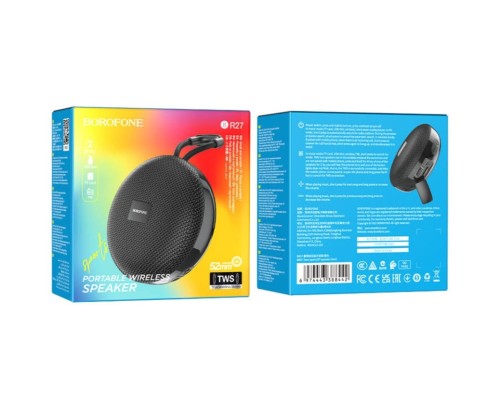 Портативна колонка BOROFONE BR27 Dear sports BT speaker Black (BR27B) Портативна колонка BOROFONE BR27 Dear sports BT speaker Black (BR27B)