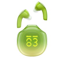 Навушники ACEFAST T9 Crystal (Air) color bluetooth earbuds Avocado Green (6974316282556) 