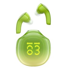 Бездротові навушники ACEFAST T9 Crystal (Air) color bluetooth earbuds Avocado Green (6974316282556)