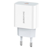 Мережевий зарядний пристрій BOROFONE BA38A Plus Speedy PD20W White (BA38AW) 