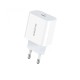 Мережевий зарядний пристрій BOROFONE BA38A Plus Speedy PD20W White (BA38AW)
