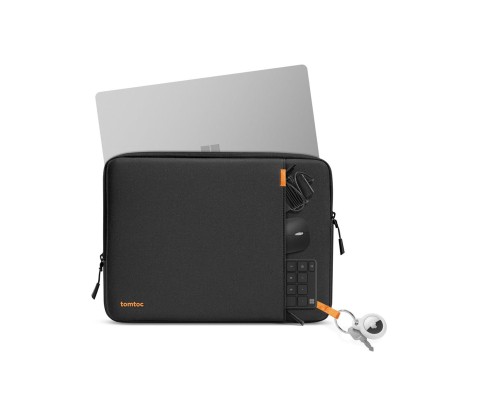 Чохол для ноутбука Tomtoc Defender-A13 Laptop Sleeve Black 15 Inch (A13E3D1) (A13E3D1) Чохол для ноутбука Tomtoc Defender-A13 Laptop Sleeve Black 15 Inch (A13E3D1) (A13E3D1)