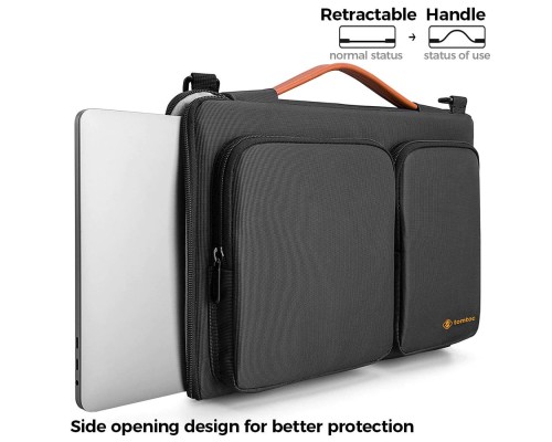 Сумка для ноутбука Tomtoc Defender-A42 Laptop Briefcase Black 13.5 Inch (A42D3D1) (A42D3D1) Сумка для ноутбука Tomtoc Defender-A42 Laptop Briefcase Black 13.5 Inch (A42D3D1) (A42D3D1)