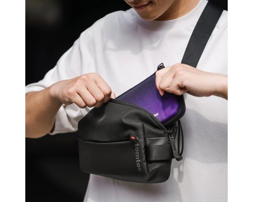 Сумка Tomtoc Explorer-T21 Sling Bag S Black 8.3 Inch//4L (T21S1D1) (T21S1D1) Сумка Tomtoc Explorer-T21 Sling Bag S Black 8.3 Inch//4L (T21S1D1) (T21S1D1)