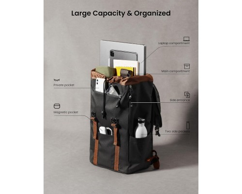Рюкзак Tomtoc VintPack-TA1 17L Laptop Backpack Black 16 inch/17L (TA1S1D1) (TA1S1D1) Рюкзак Tomtoc VintPack-TA1 17L Laptop Backpack Black 16 inch/17L (TA1S1D1) (TA1S1D1)