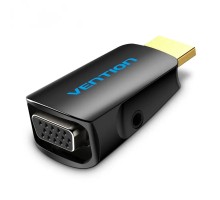 Перехідник Vention HDMI to VGA Converter 1080P with 3.5MM Audio (AIDB0) (AIDB0) 