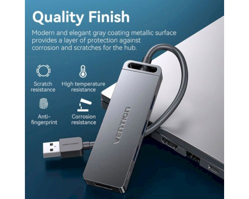USB-хаб Vention 4-Port USB 3.0 Hub With Power Supply 0.15M Black (CHLBB) (CHLBB) USB-хаб Vention 4-Port USB 3.0 Hub With Power Supply 0.15M Black (CHLBB) (CHLBB)