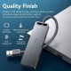 USB-хаб Vention 4-Port USB 3.0 Hub With Power Supply 0.15M Black (CHLBB) (CHLBB)