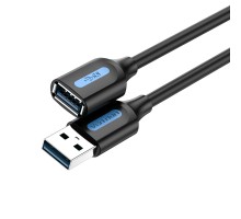 Кабель Vention USB 3.0 A Male to A Female Extension Cable 1M black PVC Type (CBHBF) (CBHBF) 