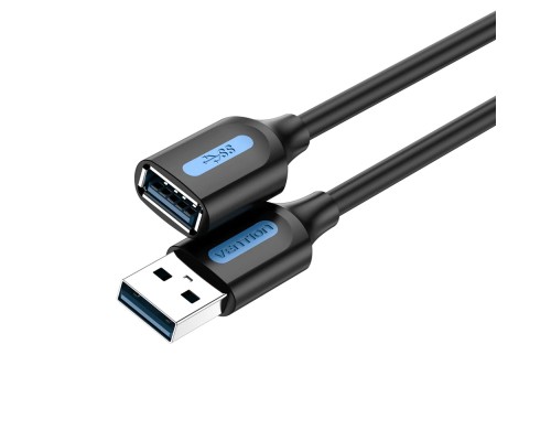 Кабель Vention USB 3.0 A Male to A Female Extension Cable 1M black PVC Type (CBHBF) (CBHBF) Кабель Vention USB 3.0 A Male to A Female Extension Cable 1M black PVC Type (CBHBF) (CBHBF)