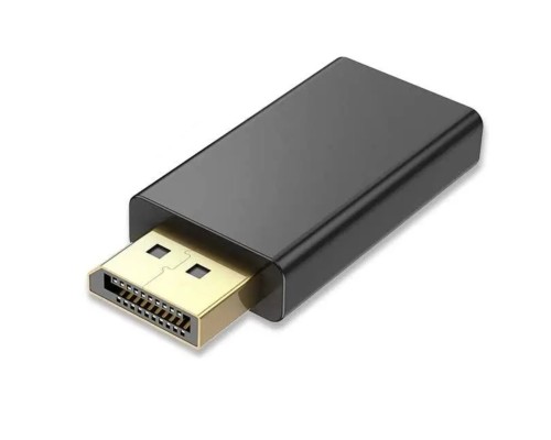 Адаптер Vention DP Male to HDMI Female Adapter Black (HBKB0) (HBKB0) Адаптер Vention DP Male to HDMI Female Adapter Black (HBKB0) (HBKB0)