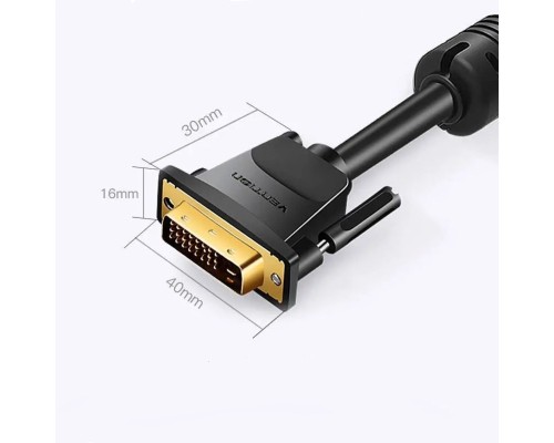 Кабель Vention DVI(24+1) Male to Male Cable 1M Black (EAABF) (EAABF) Кабель Vention DVI(24+1) Male to Male Cable 1M Black (EAABF) (EAABF)
