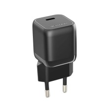 Зарядний пристрій Vention 1-port USB-C GaN Charger(30W) EU-Plug Black (FAKB0-EU) (FAKB0-EU)