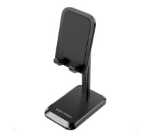 Тримач для телефону Height Adjustable Desktop Cell Phone Stand Black Aluminum Alloy Type (KCQB0) (KCQB0) 