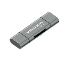 Картрідер Vention USB3.0 Multi-function Card Reader Gray Metal Type (CCHH0) (CCHH0) 