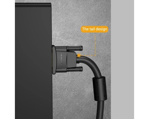 Кабель Vention VGA(3+6) Male to Male Cable with ferrite cores 2M Black (DAEBH) (DAEBH) Кабель Vention VGA(3+6) Male to Male Cable with ferrite cores 2M Black (DAEBH) (DAEBH)