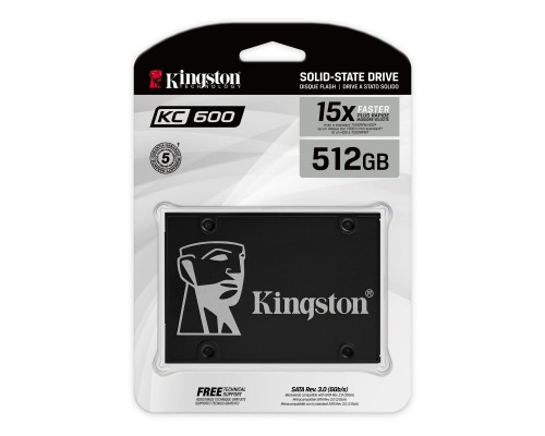 SSD Kingston KC600 512GB 2.5" SATAIII (SKC600/512G) SSD Kingston KC600 512GB 2.5" SATAIII (SKC600/512G)